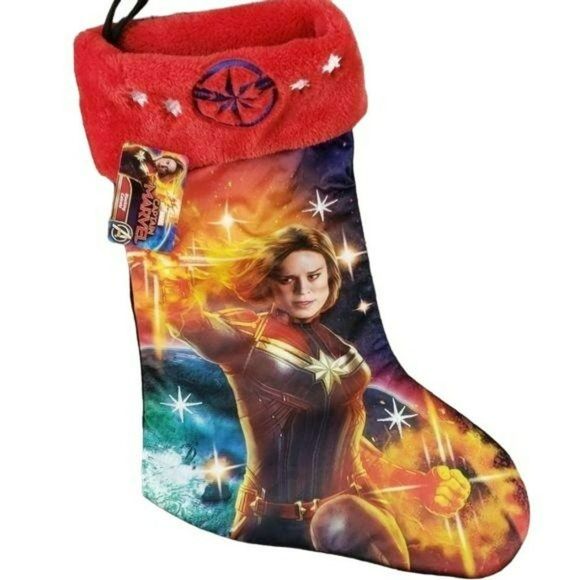 Marvel Comics Captain Marvel Christmas‎ Stocking - Picture 1 of 6